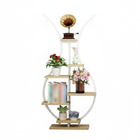 Space-Saving Multi-Tier Flower Rack Sturdy & Stable Plant Stand High Load-Bearing Display Shelf Easy to Assemble for Gardeners, Apartment Dwellers, Homeowners, Balcony, Living Room, Indoor, Bedroom