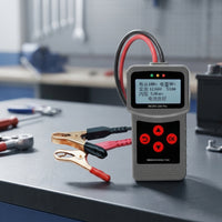 12V 24V Battery and Alternator Tester Digital Automotive Battery Tester Portable Compact for Mechanics, Car Owners, Roadside Troubleshooting