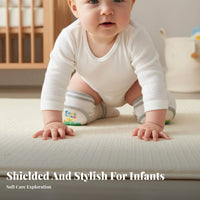 2 Pieces Infant Crawling Knee Pads Soft Cushion Infant Knee Pads Skin-Friendly for Young Children, Gift Donors, Learning to Walk, Activity Time