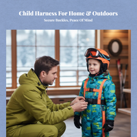 Children's Outdoor Ski Leash Harness Balance Training