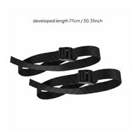 2 Pieces Rowing Machine Foot Strap Heavy-Duty Adjustable Rowing Foot Strap Buckle Fitness Part for Gym