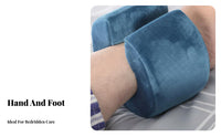 Ankle Raise Pillow Removable Washable Cover Foot Elevator Cushion Pressure Relief Ankle Elevator Pillow for Bedridden Patients, Bed Rest, Hospital