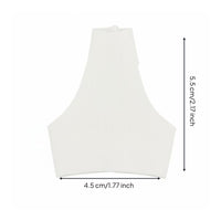 Backless Halter Textile Material High Neck Short Top fit 1/6 Scale Clothes