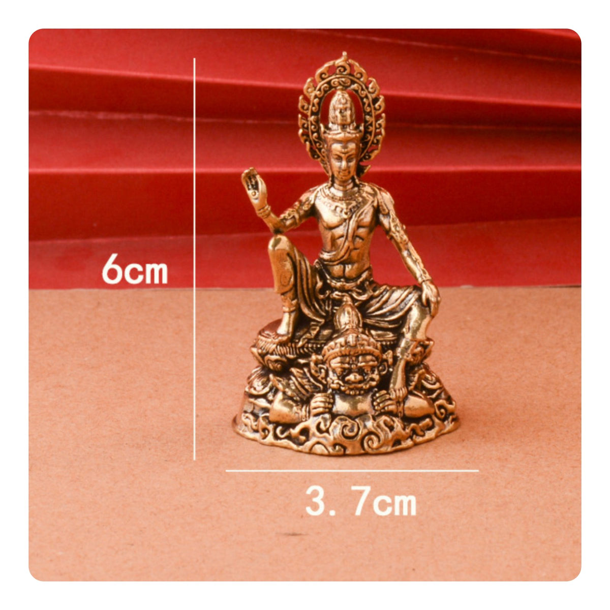 Jatukham Rammathep Sculpture Artisanal Brass Buddha Statue Intricate Details