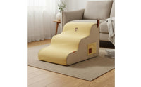 Foam Dog Stairs Portable Handle Dog Bed Stairs Joint Friendly Bed Ladder for Bedside