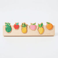 Early Learning Wooden Matching Puzzle Educational Puzzle Board with Chunky Pieces Hand-Eye Coordination Toy Fine Motor Skills for Preschoolers, Preschool, Playroom