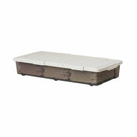 Underbed Storage Box Large Capacity Under Bed Storage Container Construction Low Clothes Organizer for Students, Closet, Dorm Room