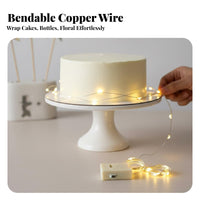 Battery-Operated Wire Light Miniature light-emitting diodes Decorative Lighting Safe contact-friendly
