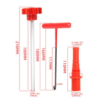 4 Pieces Tire Valve Service Kit Non-Slip Valve Stem Installation Tool Stem Remover Comfortable Portable for Mechanics, Garage