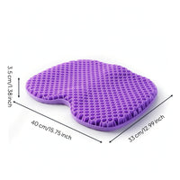 Cushioned Seat Pad Cushion Honeycomb Ergonomic Seat Pad Breathable for Commuters, Home Workstation