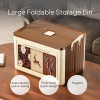 Large Capacity Foldable Storage Box, PP Organizer