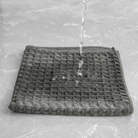 Highly Absorbent Microfibre Cloth and Weave Dish Cloths, Reusable Kitchen Towel for Glass, 25cm x 25cm Streak Cleaning