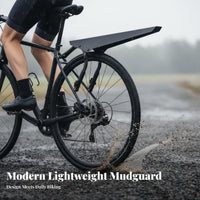 Rear Bike Mudguard Lightweight Foldable Rear Mudguard Easy Installation Adjustable Cycle Mudguard for Rainy Days, Wet Roads, Commuting