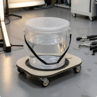 Car Wash Bucket Compact Lidded Bucket Easy to Store