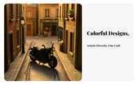 1:64 Scale Motorcycle Highly Detailed Vintage Motorcycle Model Retro Miniature Motorbike Hand-Painted for Display Collection