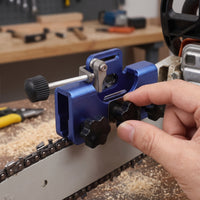 Compact Manual Chain Honing Device | Portable, chain filing guide honing device, for Workshop
