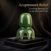 Resin Scalp Massage Comb for Meridian Therapy, Handheld Scraping for, Relaxing Acupressure Treatment