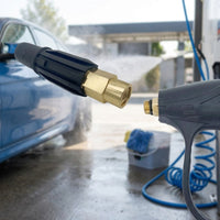 Car Cleaning Foam Sprayer for Efficient Car Wash, Quick Connect Foam Nozzle with Adjustable Fan, Aluminum Foam Lance, 14cm Car Washing Tool