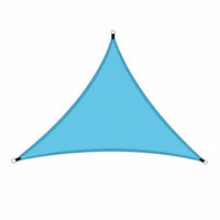 Foldable Triangle Sun Shade Sail Rainproof Triangular Shade Sail Resistant Triangle Sun Canopy Sunshade for Patio, Garden, Backyard, Camping