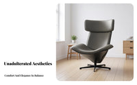 Nordic Aesthetic Rotating Zongzi Armchair Designer Inspired Lounge Chair 360° rotate Home Seating Modern aesthetic for Interior Designers, Homeowners, Design aficionados, Living Room, Bedroom, perusing alcove