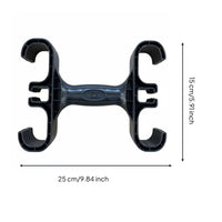 Low Row Training Handle Ergonomic Back Exercise Non-Slip Design Multi-Hook Resistance Band Handle for Personal Trainers, Bodybuilders