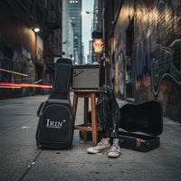 20mm Thick Padding Guitar Backpack With Neck Rest Padded Gig Bag Double Shoulder Straps for Guitarists, Musicians, Travel, Outdoor