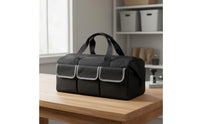 Wide Mouth Opening Zippered Oxford Cloth Tool Bag Comfort Grip Handle Oxford Cloth Tool Bag Reinforced Stitching