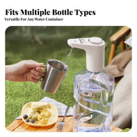 Automatic Bottled Water Dispenser Electric Water Jug Pump Food Grade Material Kitchen Appliance for Families, Students, Home, Dormitory