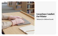 Luxurious Flip-over Gloves Warm Flip-over Mittens Transformable Mittens Thickened Transformable Fingerless Gloves Soft &