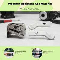 Waterproof motorcycle horn button