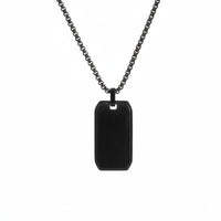 Mirror Finish Dog Tag Necklace Resistant Dog Tag Necklace Gift Ready Fashion Jewelry