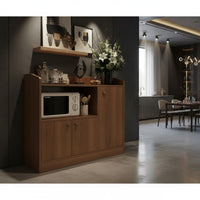 Multi-Functional Dining Room Sideboard Multifunctional Tea Station Cabinet Ample Storage Coffee Bar Cabinet Large Capacity