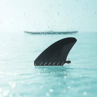 High Quality Soft Paddleboard Fin Sturdy Construction Screw-in Central Fin Improves Stability Watersport Accessory Lightweight for Paddleboarders, Surfers