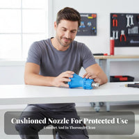 Long-Lasting Construction High Pressure Washer Nozzle Rust Proof Stainless Steel Fixed Angle Washer Nozzle Splash Control for Siding Washing