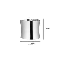 Vintage Ice Bucket Modern Champagne Bucket Sturdy Beverage Tub for Bartenders, Home Bar, Parties