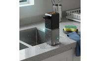 Wall Mountable Smart Sensor Soap Pump IPX5 Waterproof Automatic Foaming Soap Dispenser Large Capacity Touchless Hand Sanitizer Dispenser for Kitchen, Office