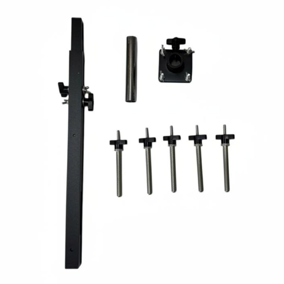 5-Rod Percussion Rack Easy to Install Multiple-Peg Cowbell Stand Bell Chime Stand for Artists