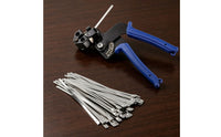 Stainless Steel Cable Tie Tool Easy to Use Cable Tie Tightening Pliers single-Hand for Wire Management, Electrical Work