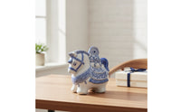 Horse Piggy Bank Ceramic Horse Change Bank Porcelain Style for Collectors, Shelf, Desk