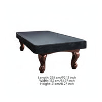 Dustproof Pool Table Cover Waterproof Billiard Table Cover Scratch Resistant for Outdoor, Storage, Bar