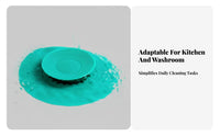 Anti-Odor Silic Single Drain Stopper Wide Application Press Type Drain Plug Easy to Clean for Renters, Families, Bathroom, Kitchen