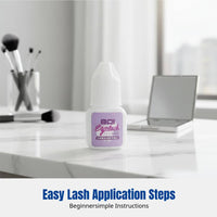 Waterproof Eyelash Extension Glue, Gentle Fast-Drying Styling Tool Set