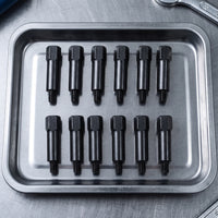 12 Pieces Valve Cover Bolt Kit Hex Head Valve Cover Bolts Carbon Steel Black