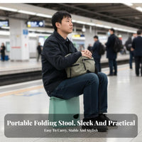 Foldable Pocket-Sized inflatableinflatable seat Lightweight Inflatable seat space-saving Portable Seating Waterproof for regular globetrotters, Spectators, Public Transport, Queuing, Sporting Events, Home Use