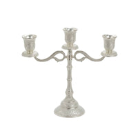 Ornate 3-Arm Candelabra Classic 3-Arm Candlestick Holder Elegant Candle Holder with Three Arms Antique for Mantel