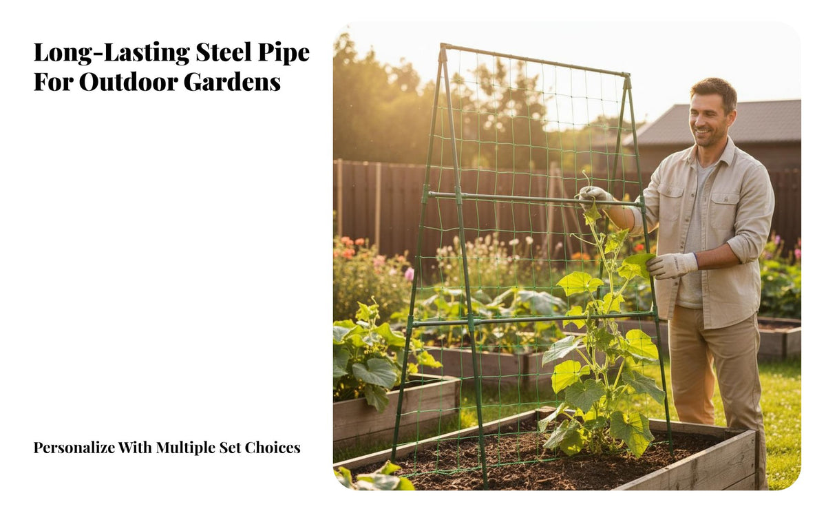 A-Shaped Support Cucumber Trellis Heavy Duty Cucumber Trellis Kit Sturdy Vegetable Climbing Rack for Home Growers, Gardeners, Backyard, Greenhouse