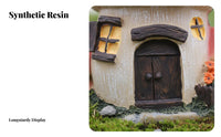 Resin Toadstool Cottage Whimsical Design Toadstool Fairy House for Gardeners