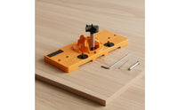35mm Hinge Jig Easy to Use 35mm Concealed Hinge Jig Instant Grip Fixture Carpentry Hole Punch for DIY Enthusiasts, Furniture Making