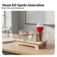 DIY Saline Water Power Generator Hands-on Learning Saltwater Generator Kit Technology Invention Saltwater Battery Experiment for Students, Classroom