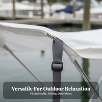Protection Inflatable Boat Sunshade Waterproof Inflatable Boat Awning Rainproof Kayak Awning Portable for Fishermen, Kayakers, Outdoor Enthusiasts, Kayaking, Lakes, Rivers